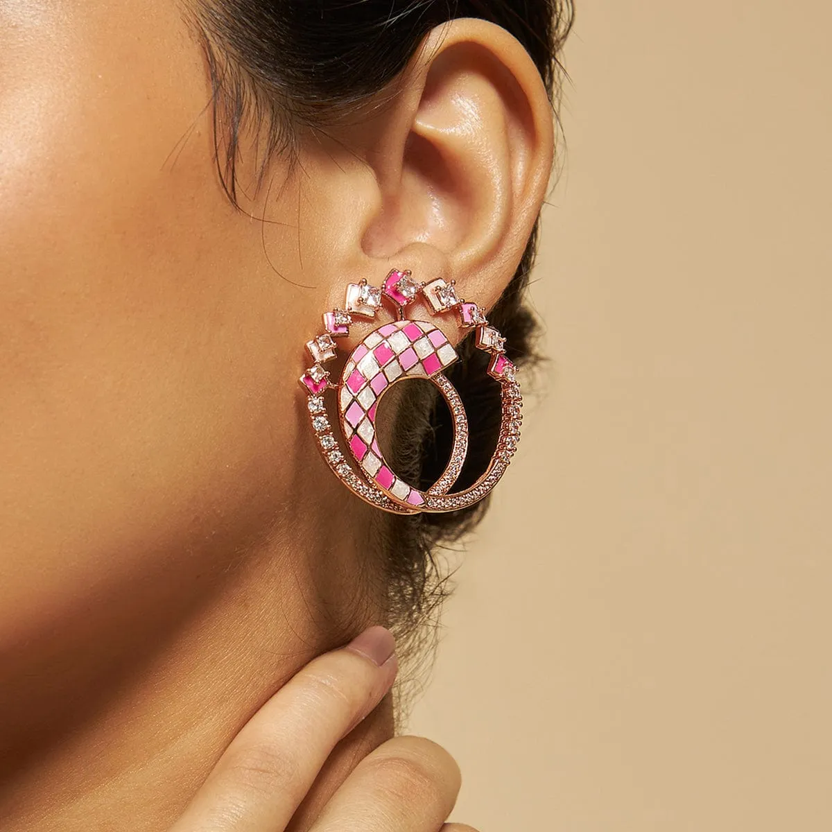 Meenakari Zircon Earring 169720