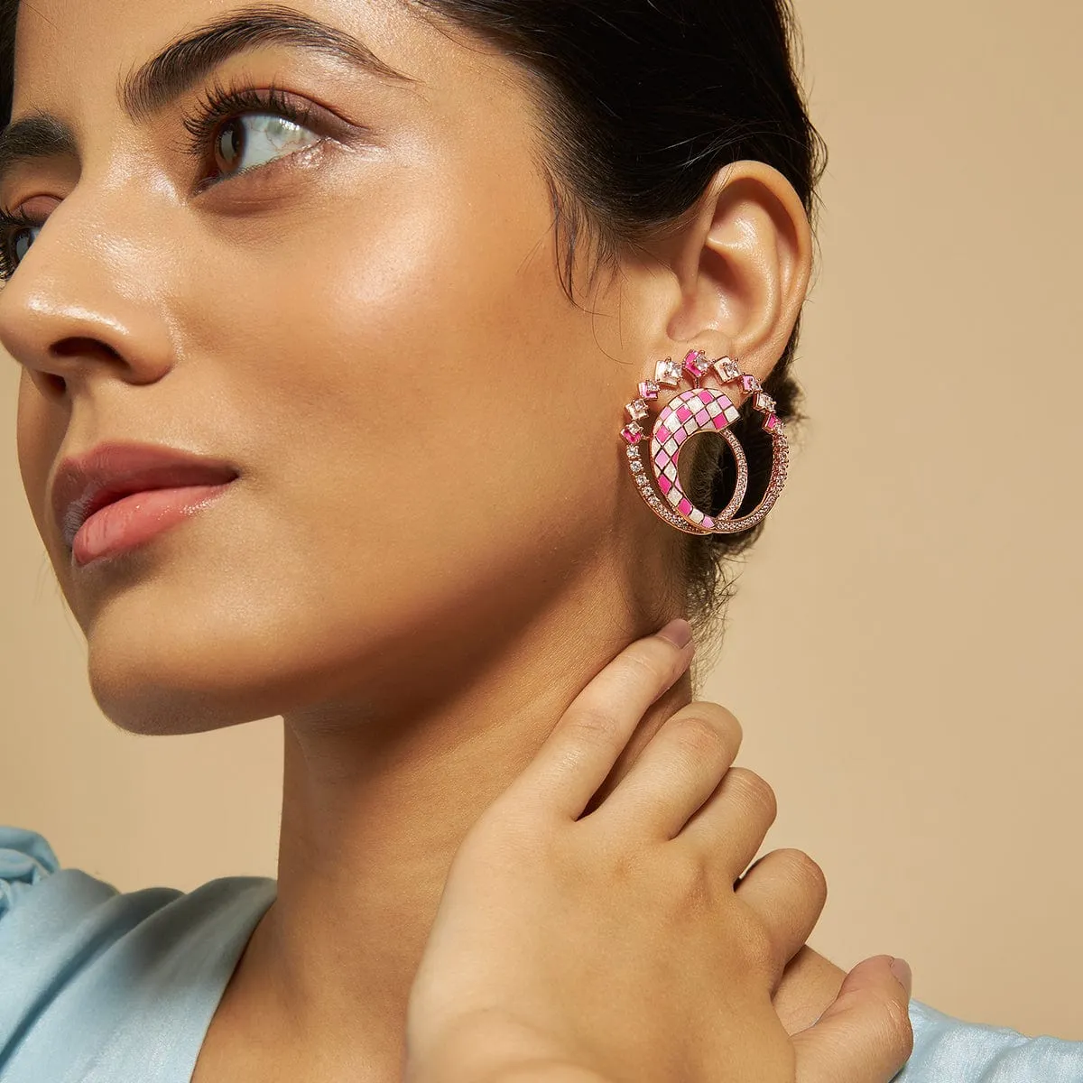 Meenakari Zircon Earring 169720