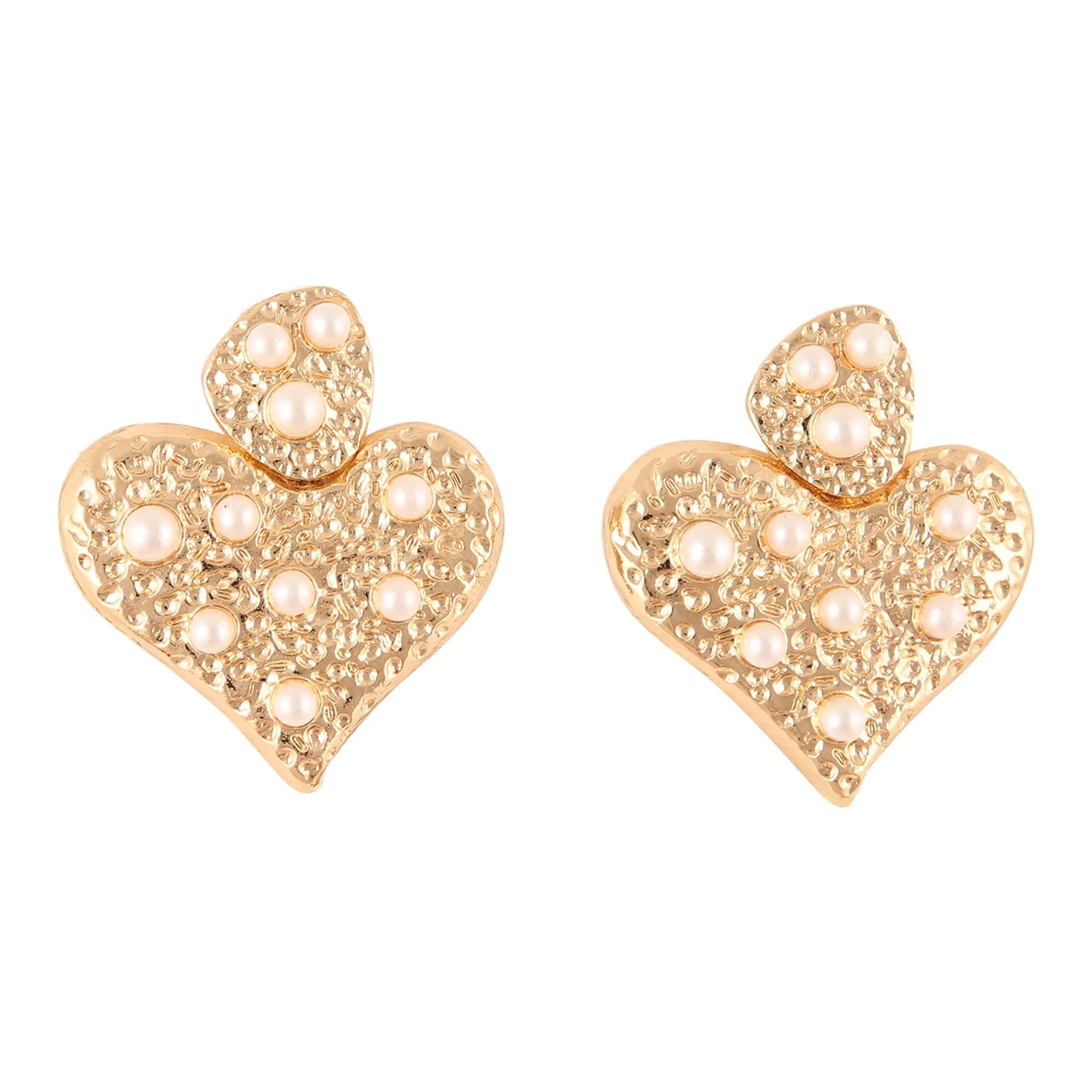 NAIROBI GOLD HEART | EARRINGS