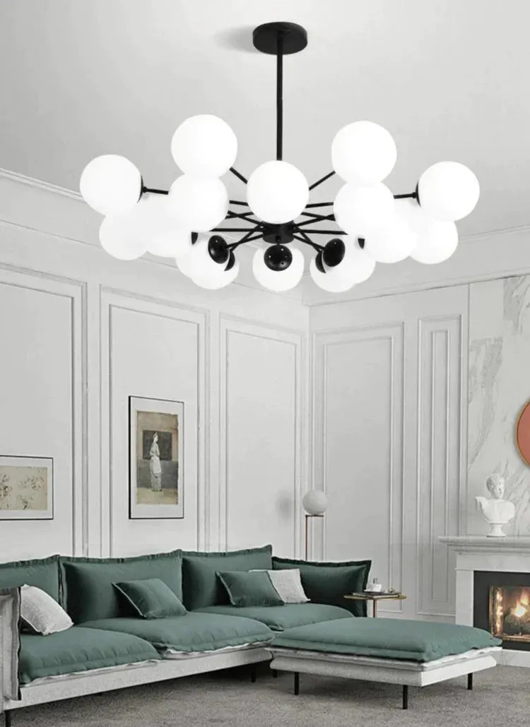Nordic Living Room Chandelier Light Luxury Lamps
