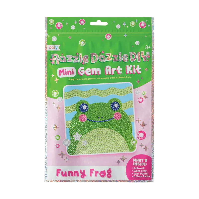 Ooly Razzle Dazzle D.I.Y. Mini Gem Art Kit / Funny Frog