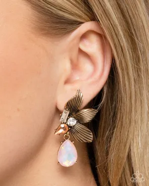 Paparazzi Earring ~ Showstopping Symphony - Orange