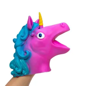 Schylling Superstretchy Unicorn Hand Puppets Assorted Styles