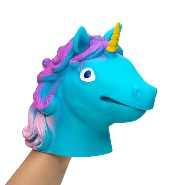 Schylling Superstretchy Unicorn Hand Puppets Assorted Styles