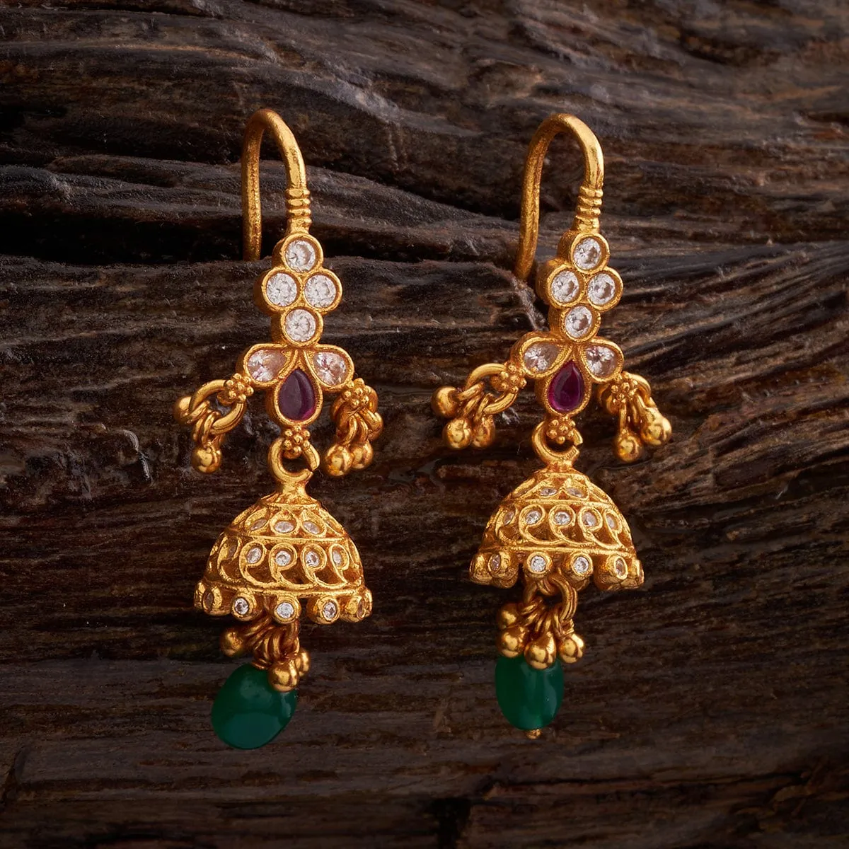Silver Temple Earring 158889