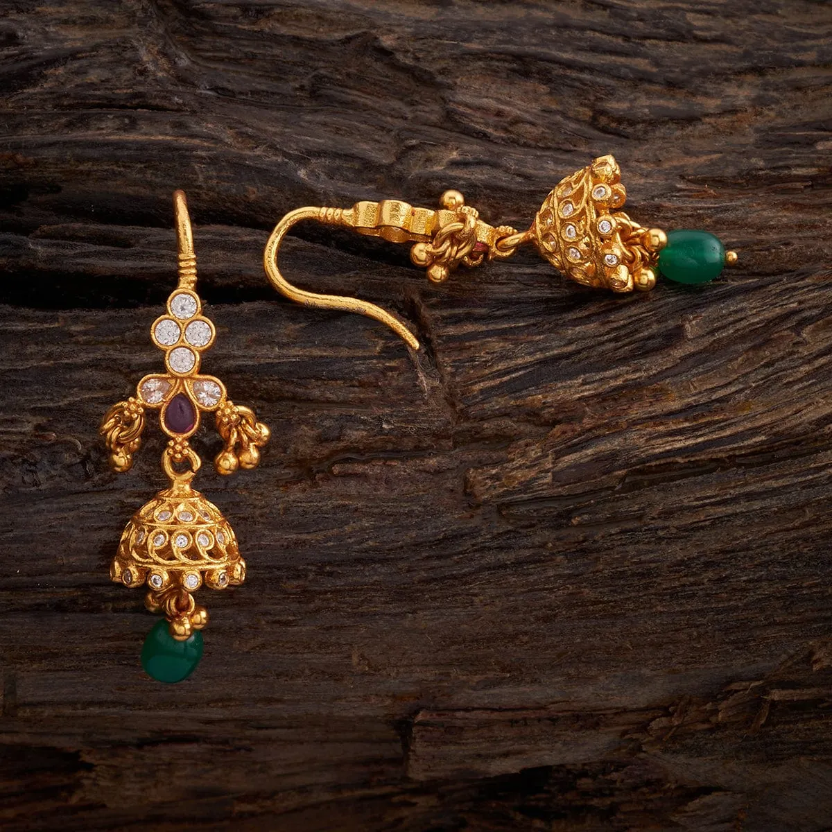 Silver Temple Earring 158889