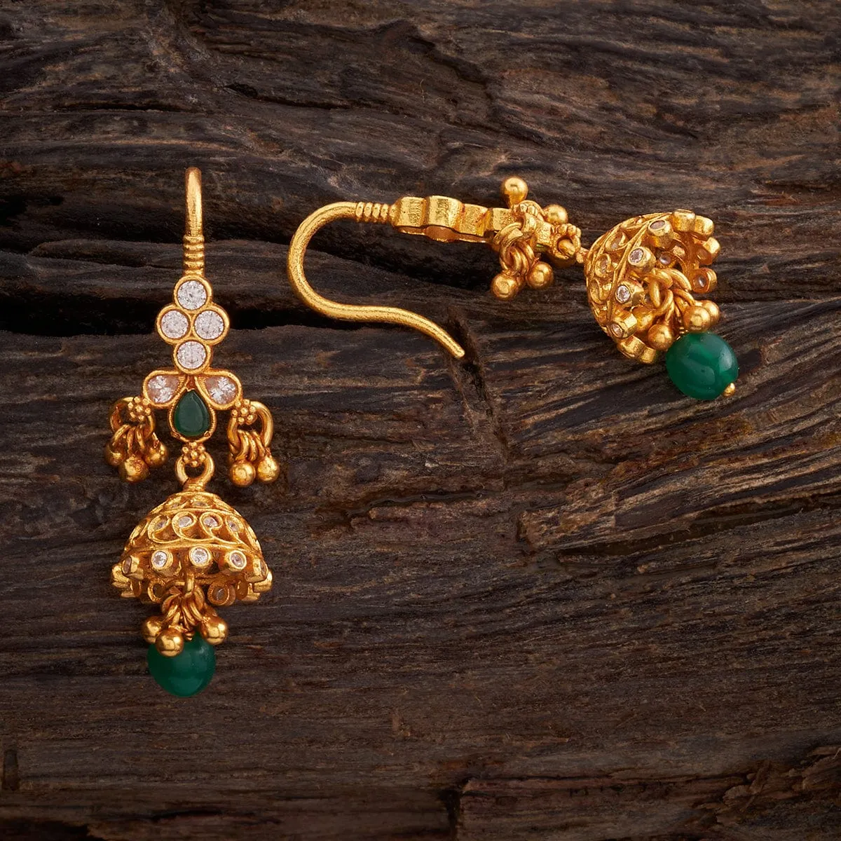 Silver Temple Earring 158889