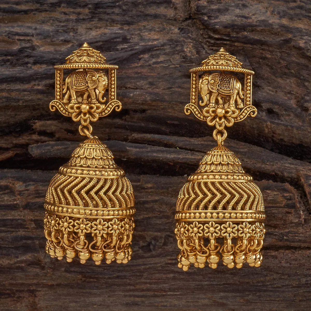 Silver Temple Earring 169868