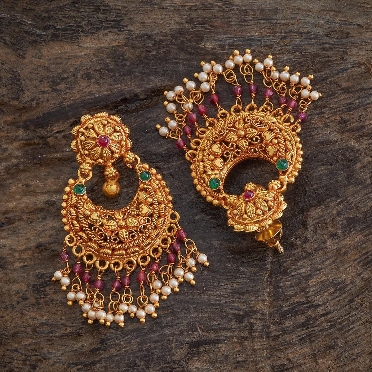 Silver Temple Earring 173388