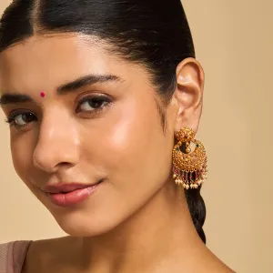 Silver Temple Earring 173388