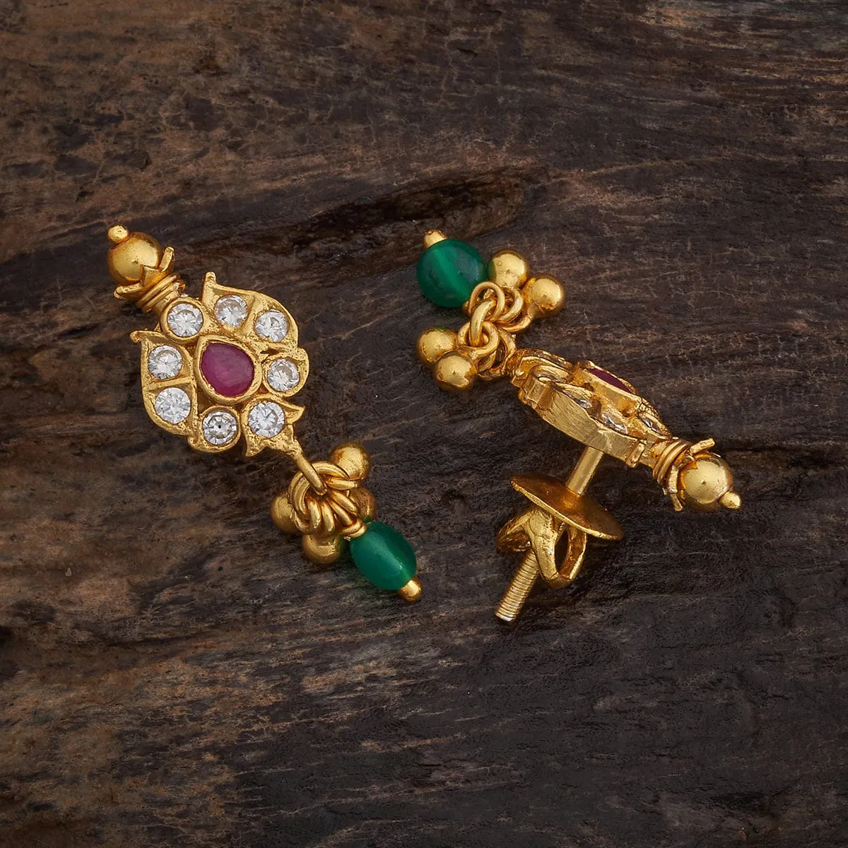 Silver Temple Earring 174075