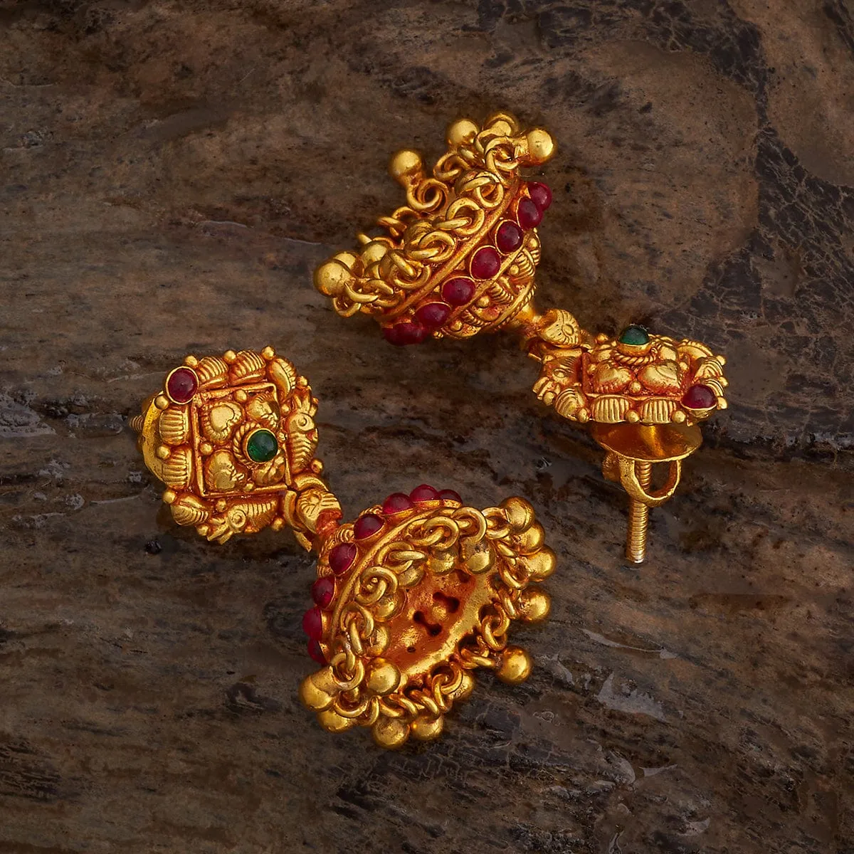 Silver Temple Earring 174145