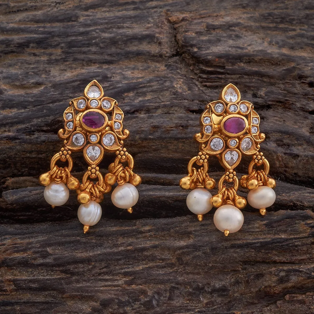Silver Temple Earring 177354
