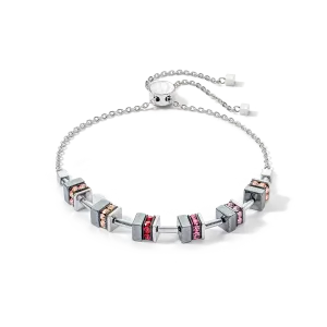 Sparkling Classic Chain bracelet silver-red