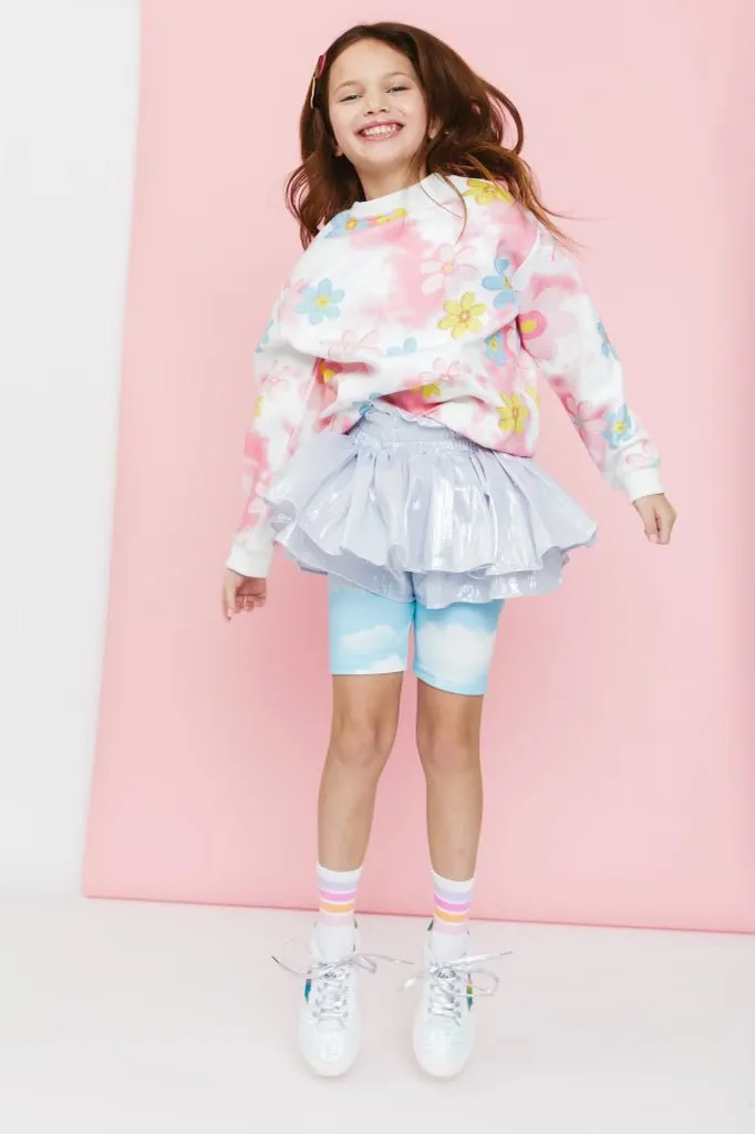 Splatter Daisy Gem Sweatshirt