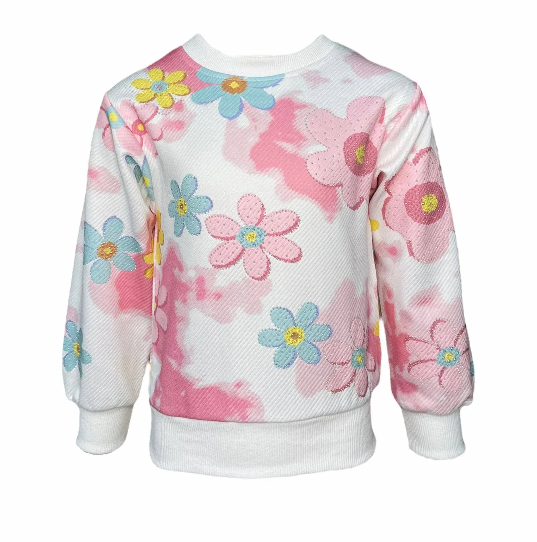 Splatter Daisy Gem Sweatshirt