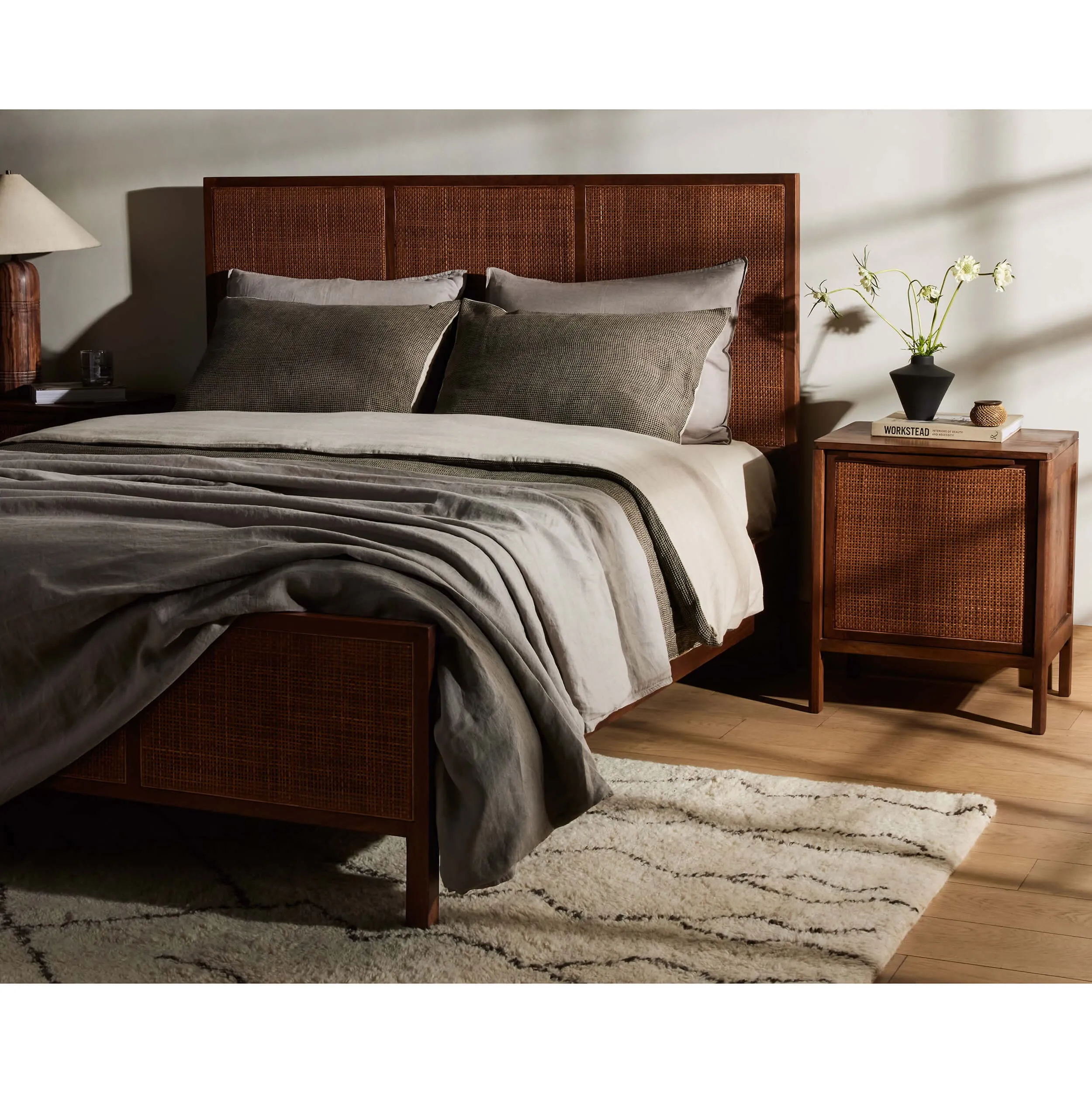 Sydney Bed, Brown Wash