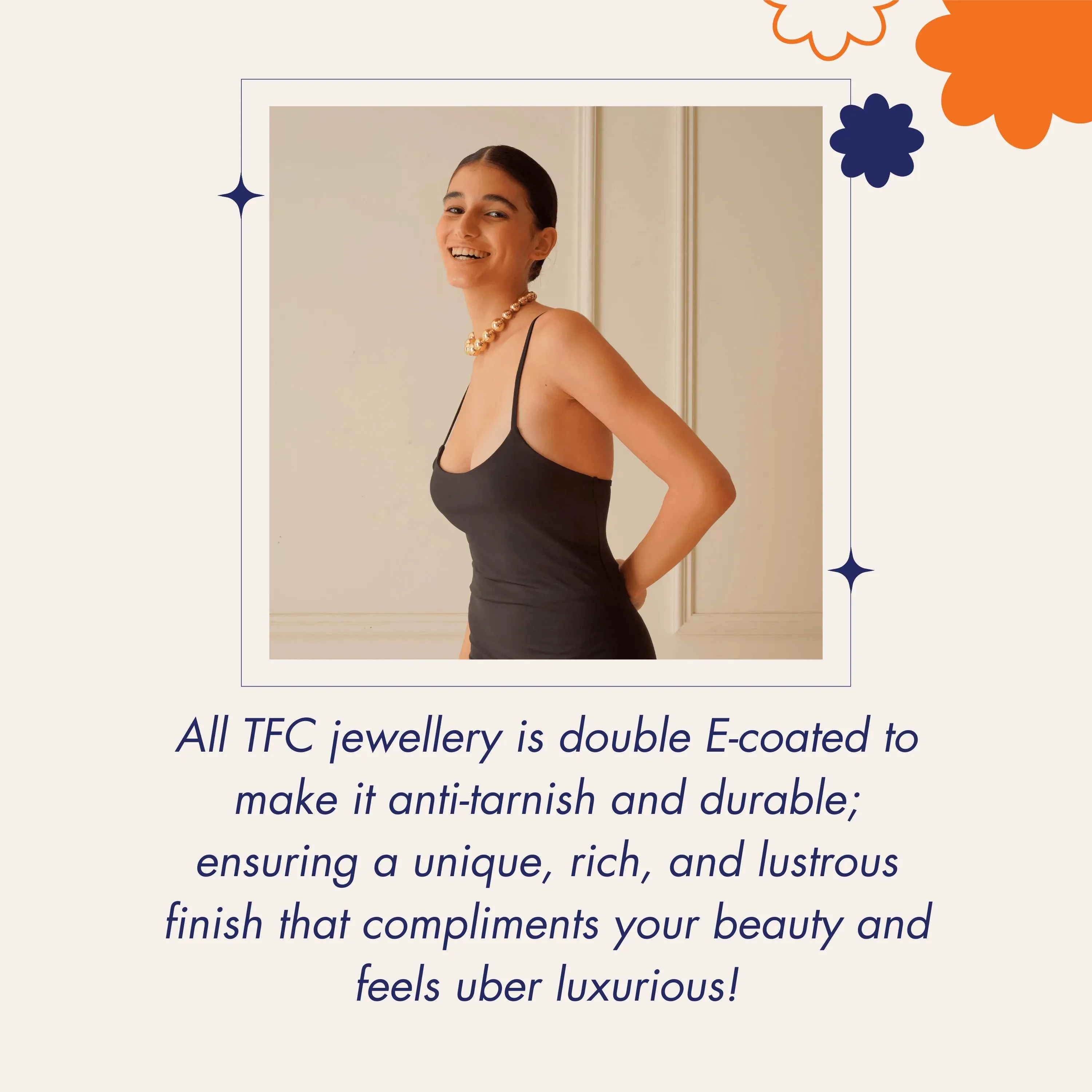 TFC Dangling Pearls Gold Plated Dangler Earrings