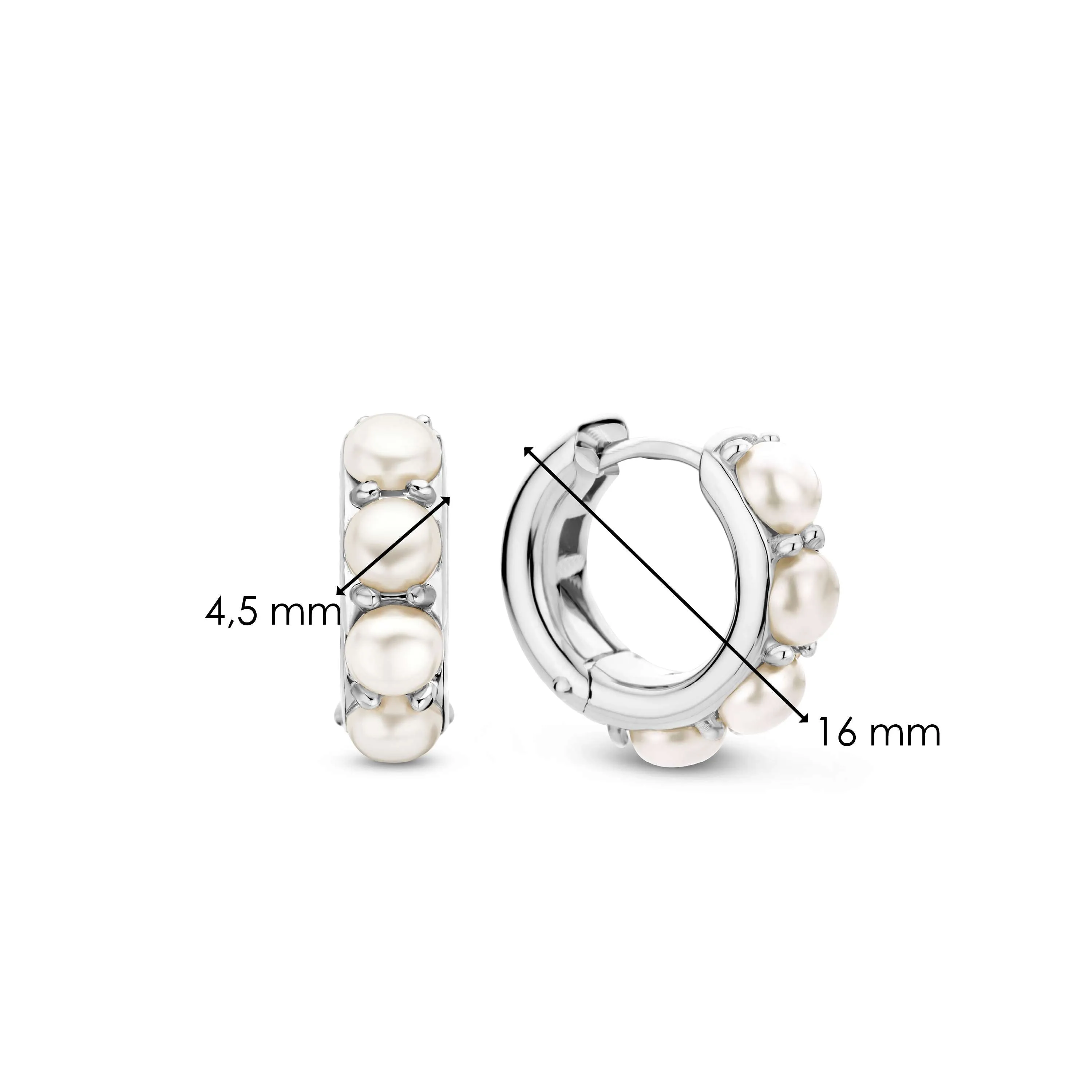 TI SENTO Small Hoops - 7962PW