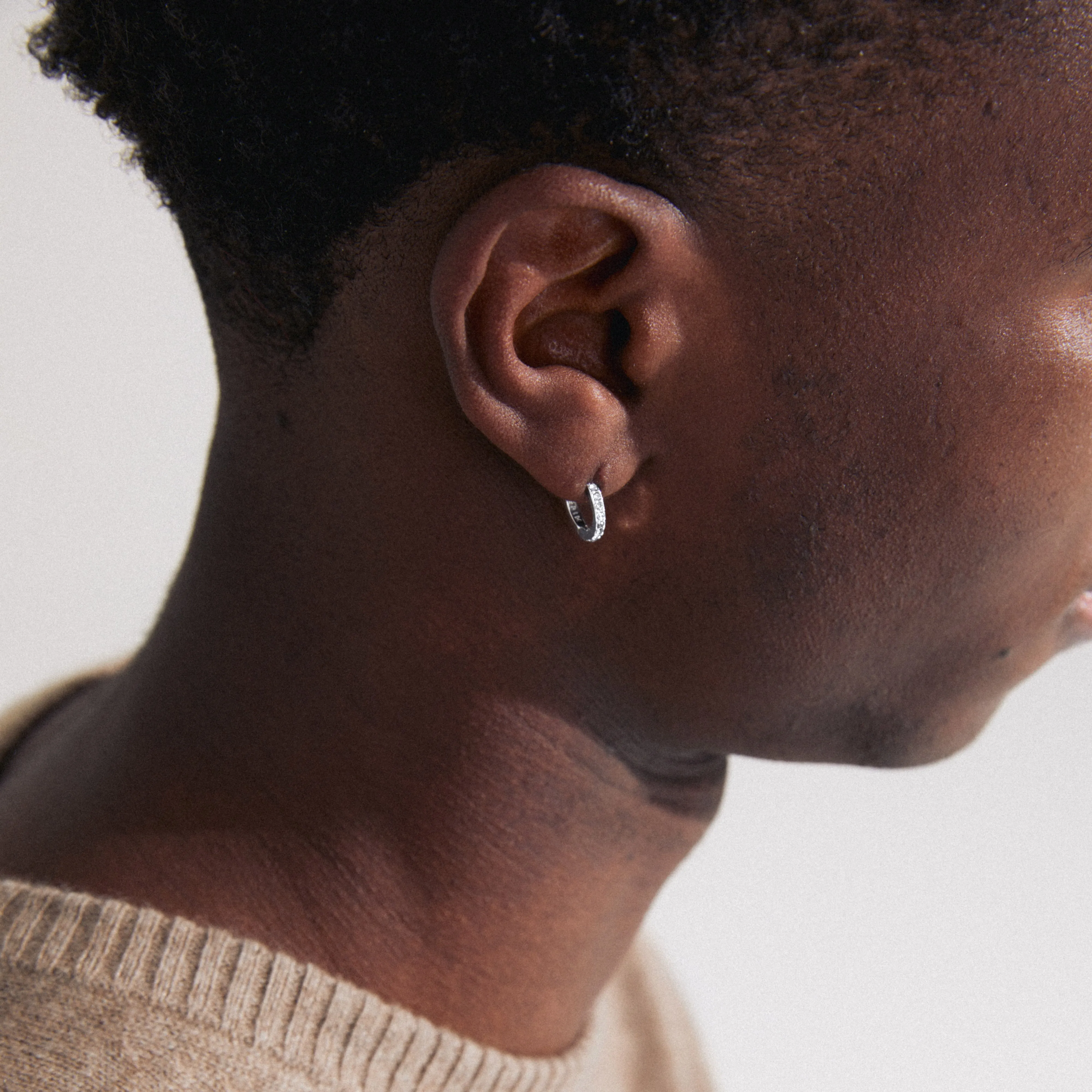 ZOE single earring silver-plated